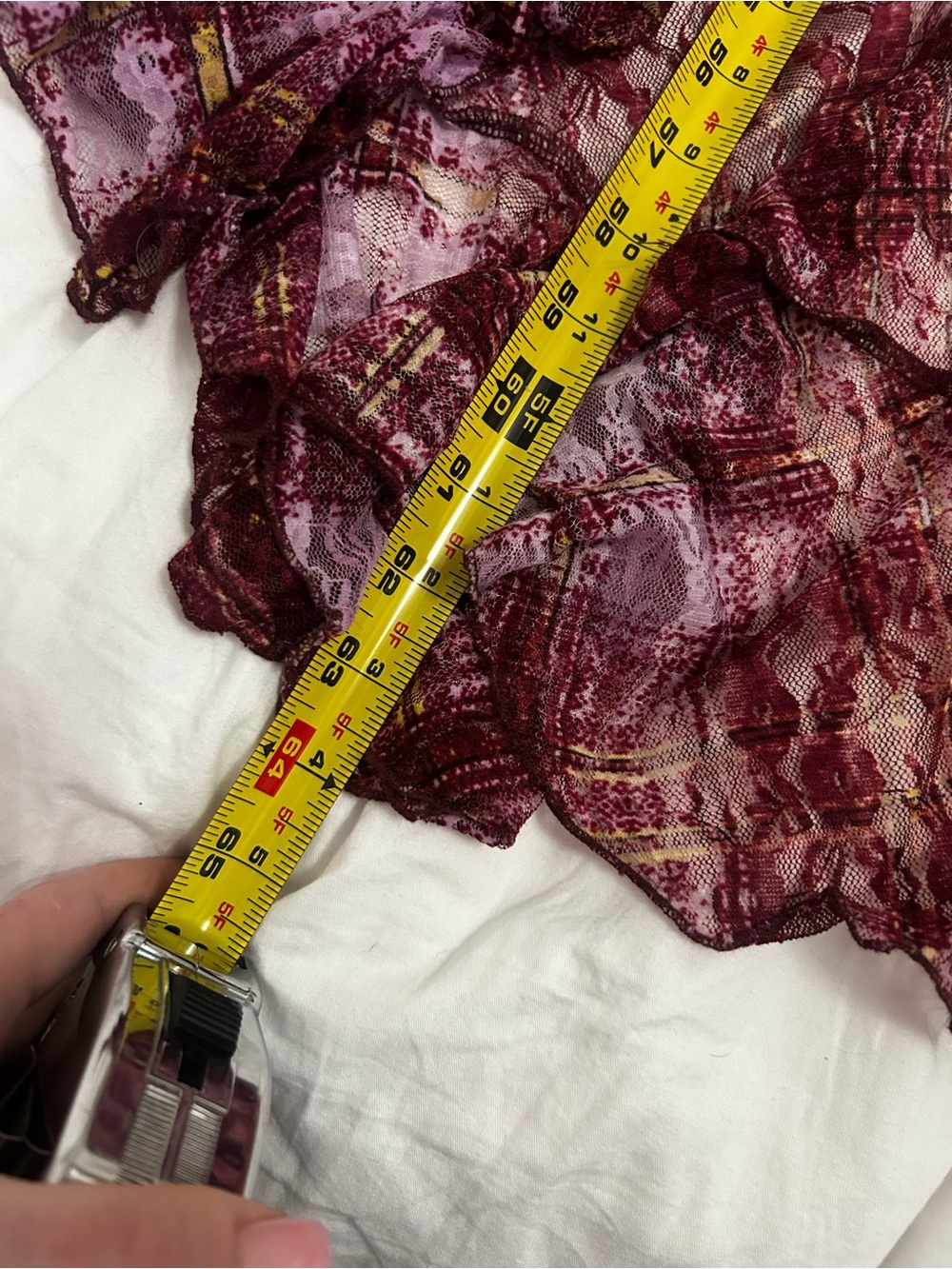 Free people Rudi tartan lace plaid maxi dress nwt large - Picture 12 of 14